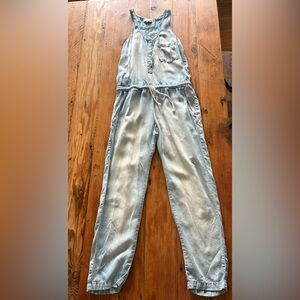 Cloth & Stone Light Blue Denim Jumpsuit